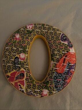 Fabric “O” Letter